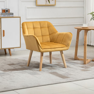 Yellow armchair online wayfair